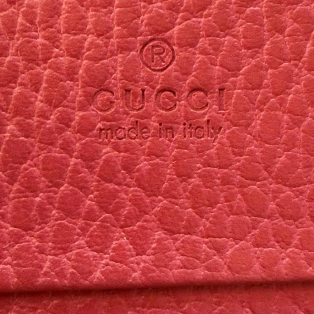 Gucci Pink Leather Marmont Card Holder - Picture 4 of 9